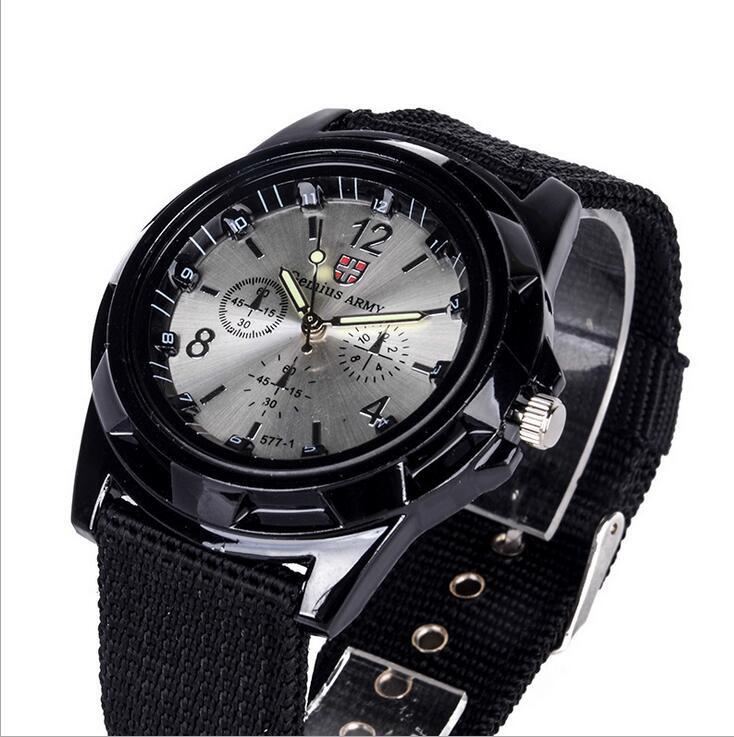 Marque de luxe Bracelet de mode militaire montre à Quartz hommes femmes sport montre-Bracelet montres horloge heure mâle Relogio Masculino