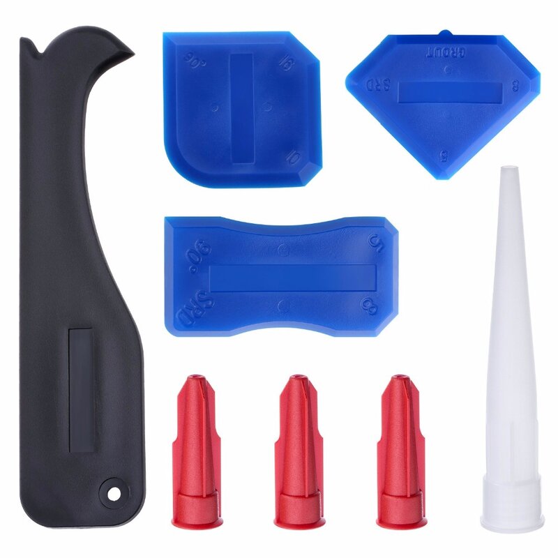EZPLAST-boquilla de calafateo doblada de 360 grados, juego de herramientas de calafateo con boquilla de cartucho EU3, 2 unidades
