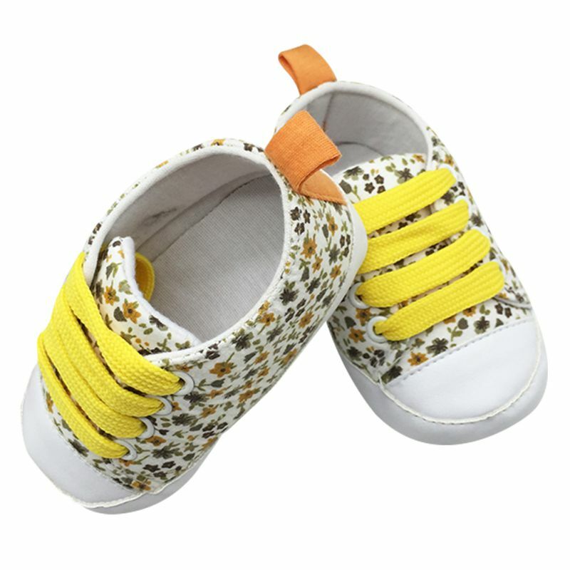 2019 Toddler Kids Casual Lace-Up Sneaker Soft Soled Baby Crib Shoes First Walkers 0-18M Hot Selling