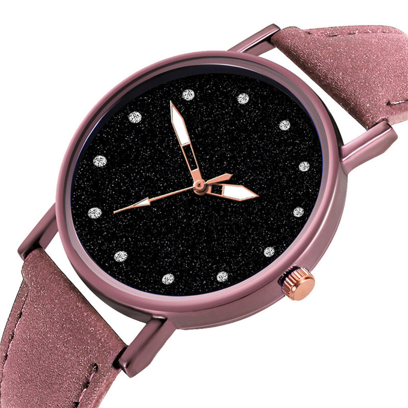 Reloj de cuarzo con esfera de acero inoxidable para hombre, pulsera informal de lujo con diseño de cielo estrellado, mejor venta, 2019