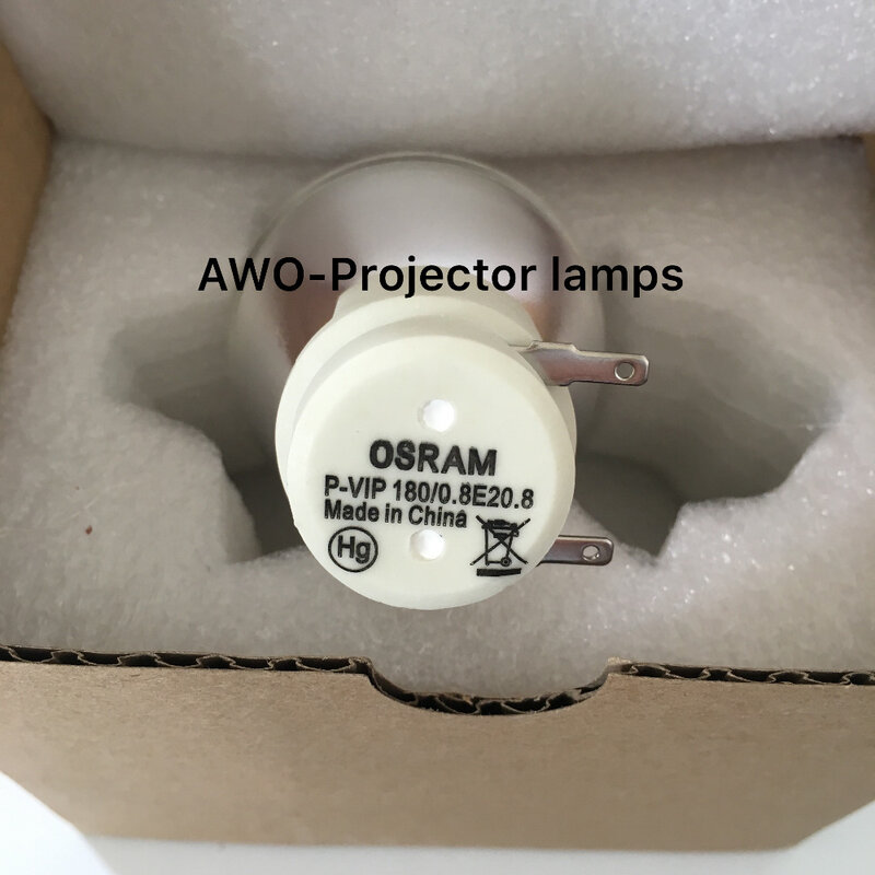 Nieuwe bare bulb lamp osram p-vip 180/0. 8 e20.8 voor acer benq optoma viewsonic projectoren