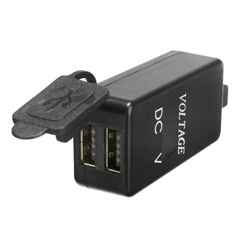 Sae vers adaptateur USB avec voltmètre moto déconnexion rapide