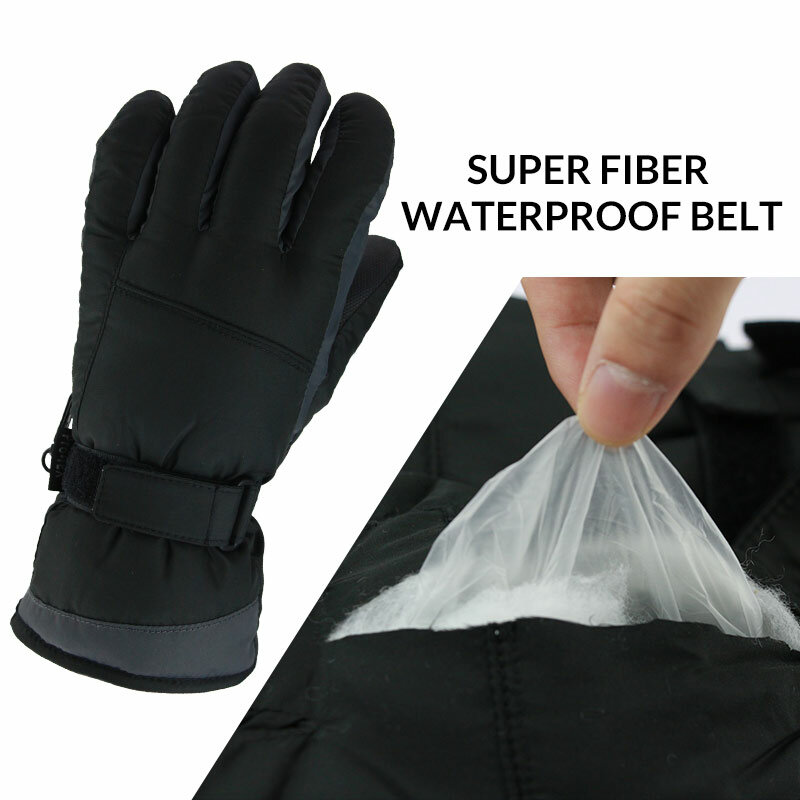 OZERO Winter Warme Ski Handschuhe-30 Grad Winddicht Wasserdicht Unisex Arbeit Sicherheit Schutz Sicherheit Arbeiter Winter Handschuhe 9011