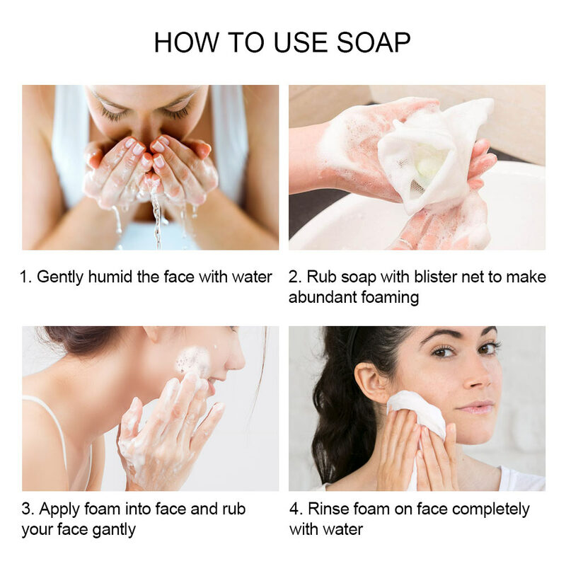 100g Goat Milk Sea Salt Soap Removal Pimple Pores Acne Treatment Moisturizing Cleaner Handmade Face Care For Travel Wash Basis