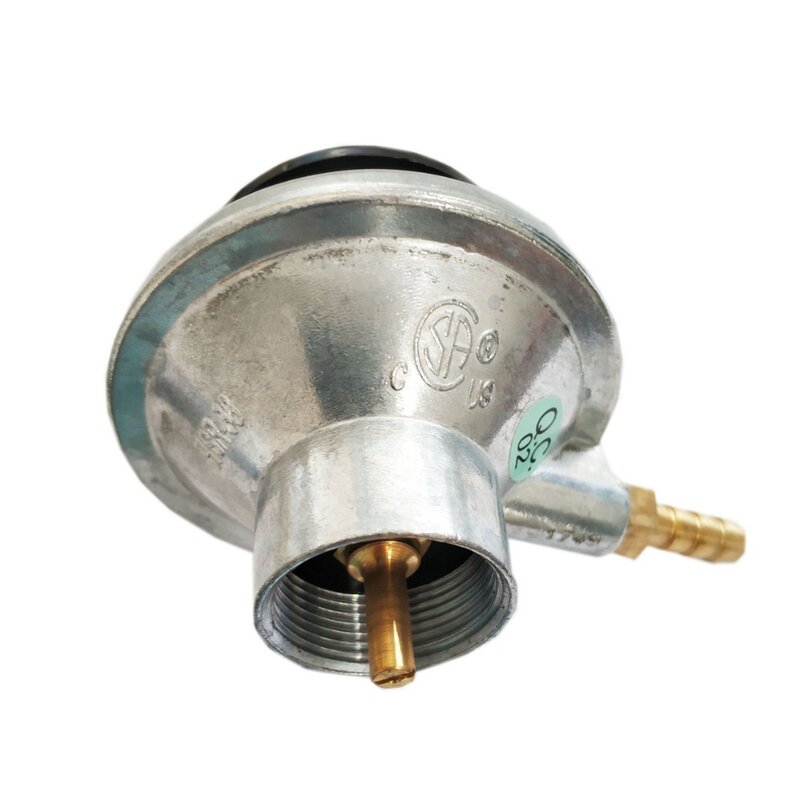 EARTH STAR one pound propane tank adjustable regulator with 1/4" barb fitting for 6mm ID hose