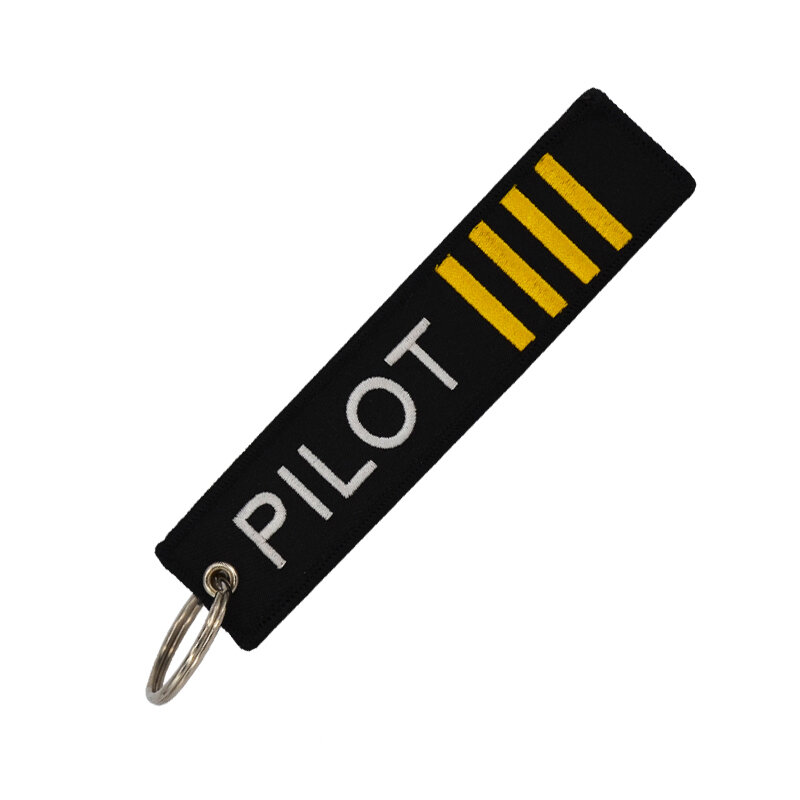 5 PCS/LOT POMPOM Pilot KeyChains for Aviation Gifts Luggage Key Tag  Stitch Keychains Keyring Aviation Llaveros Aviacion Jewelry