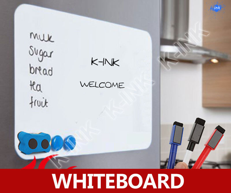 Quadro branco magnético criativo novo, quadro branco macio como ímã de geladeira/escritório marcador blackboard/adesivo