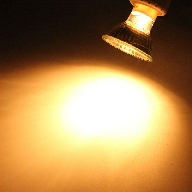 Żarówka halogenowa GU10 20W 35W 50W żarówka High Bright 2800K wysoka wydajność ciepła biała lampa domowa żarówki oświetlenie AC220-240V