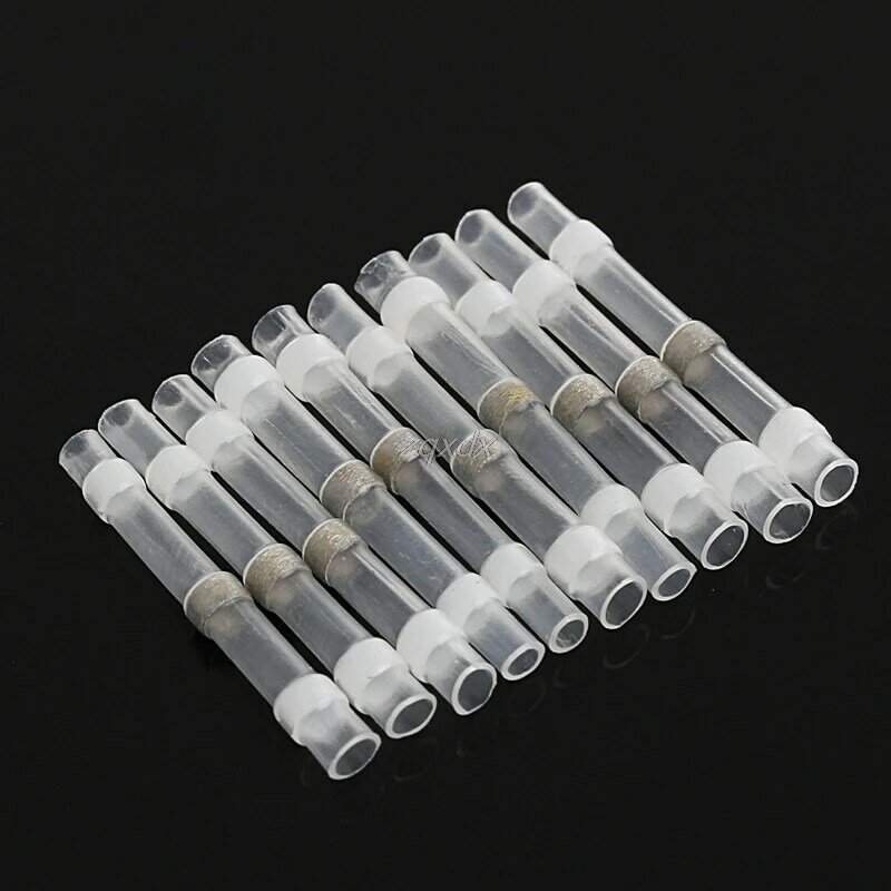 40Pcs 4 Sizes Solder Sleeve Heat Shrink Tube Wire Terminal Connectors Waterproof Dropship