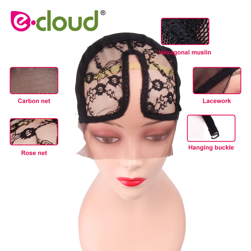 5-30 Pcs/bag Penuh Renda Wig Topi untuk Membuat Wig Rambut Tenun Peregangan Adjustable Wig Cap Panas Hitam cap Untuk Wig Rambut Bersih