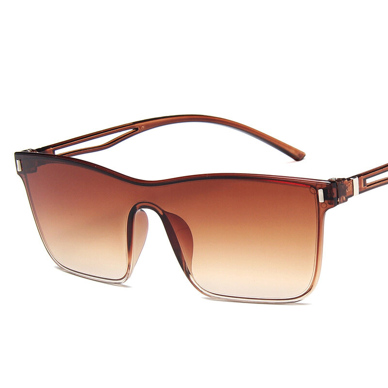 De los hombres de la moda gafas de sol con montura estilo deporte lentes de sol para dama cuadrado océano lente gafas