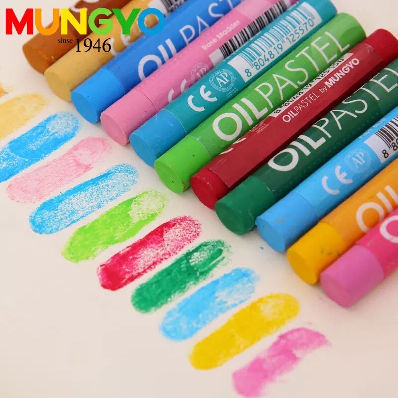 MUNGYO Oil Pastel for Artists Set 24, 36, 48 Assorted Colors