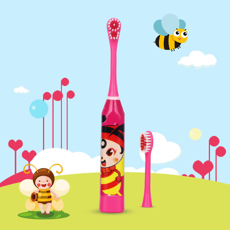 Cartoon wzór elektryczne szczoteczki do zębów dla dzieci dwustronne końcówki do szczoteczki elekryczna szczoteczka do zębów lub wymienne główki do szczoteczki dla dzieci