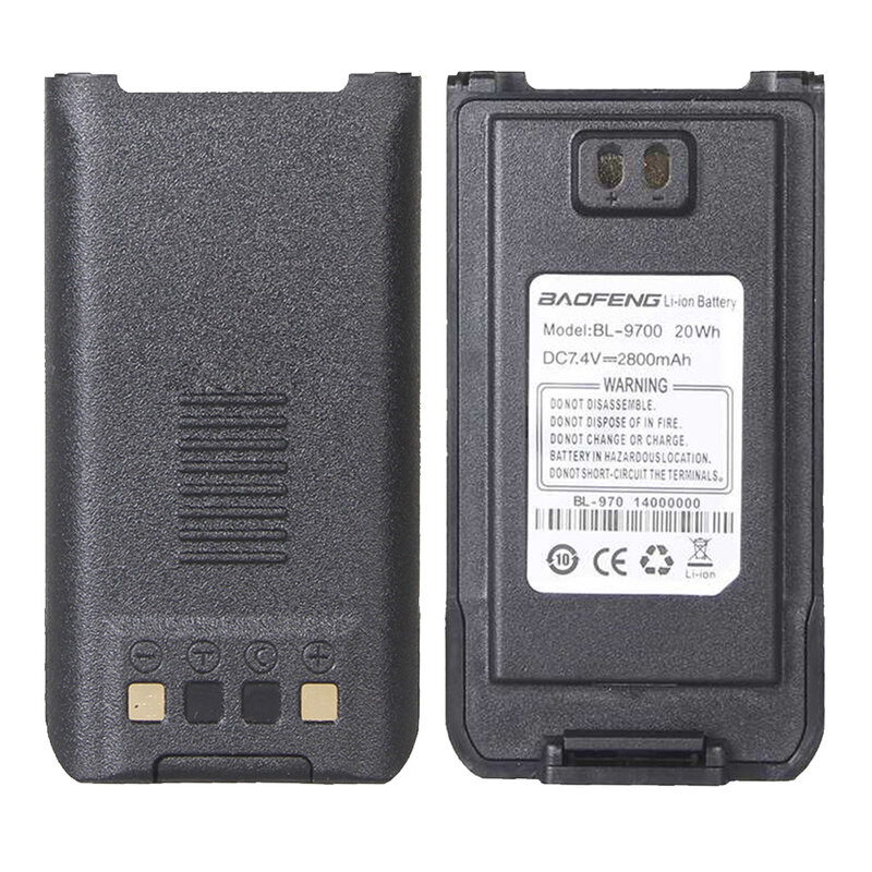 Baofeng – batterie BF-9700 étanche pour talkie-walkie, pour Radio bidirectionnelle, pour UV-9R Plus BF-A58 UV-8Plus BF-R6 UV960 S56MAX 9RSR