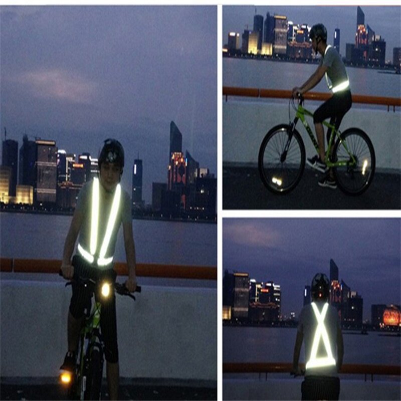 Alta visibilidade reflexiva colete homem mulher trabalho roupas noite aviso segurança ao ar livre para correr ciclismo esportes contruction topos