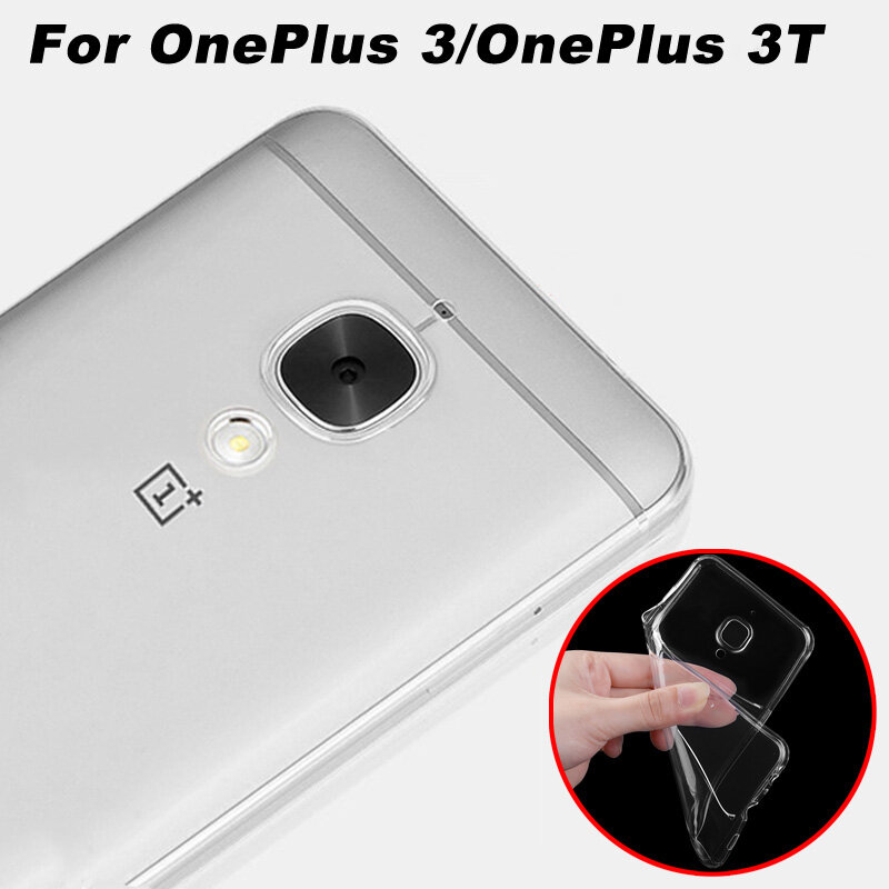 GodGift OnePlus 6 Case Transparant OnePlus 5 t Silicone Soft Cover Phone Case Voor OnePlus 5 t 3 t 3 achterkant Een Plus6 Case