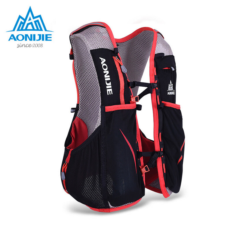 AONIJIE sport bag Outdoor Sports Backpack Women / Men Marathon Hydration Vest Pack for Exchange Cycling Hiking Water Bag