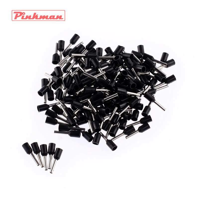 20/50/100pcs E1008 Tube insulating terminals AWG 18 Insulated Cable Wire 1mm2 Connector Insulating Crimp Terminal Connect