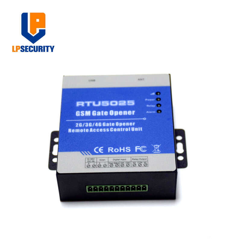 Ouvre-porte sans fil RTU5025, système de contrôle à distance pour opérateur de porte de garage par SMS/appel téléphonique gratuit 2G