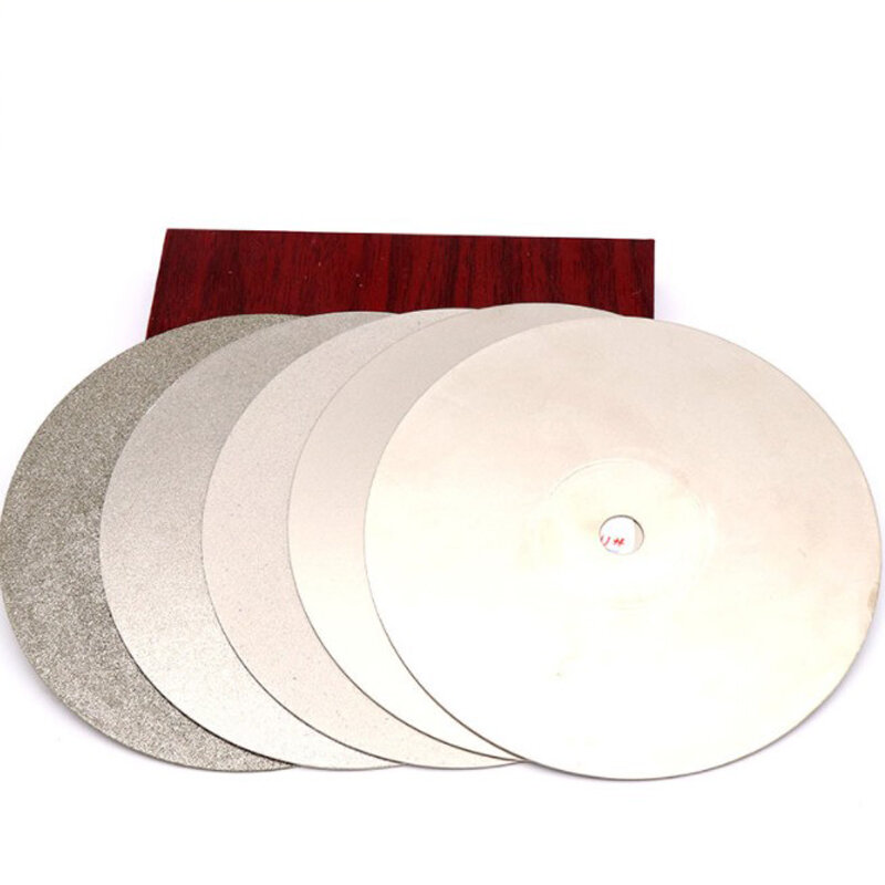Шлифовальный круг URANN для ювелирных изделий, 6 дюймов, 150 мм, с алмазным покрытием, с внутренним отверстием 12,7 мм