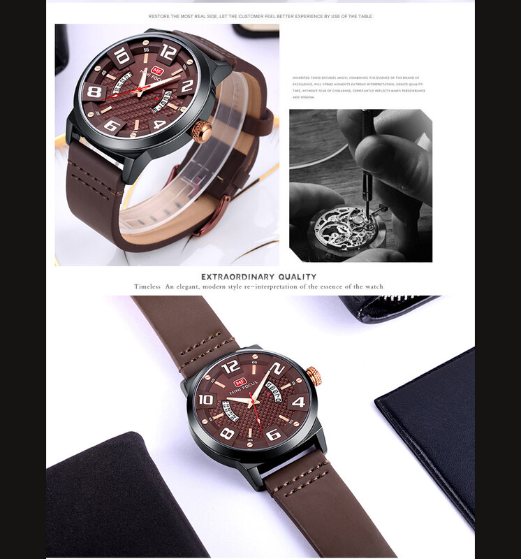 MINI FOCUS Brand Luxury Marine Quartz Man orologi da polso impermeabile 3D Watch for Men Original Bolt Design Calendar erkek kol saati