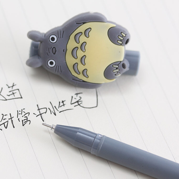 Bolígrafos de tinta de Gel, bolis bonitos de My newwor Totoro, bolígrafo de firma, Escolar, suministros escolares de oficina, regalo promocional para estudiantes, 1 ud.