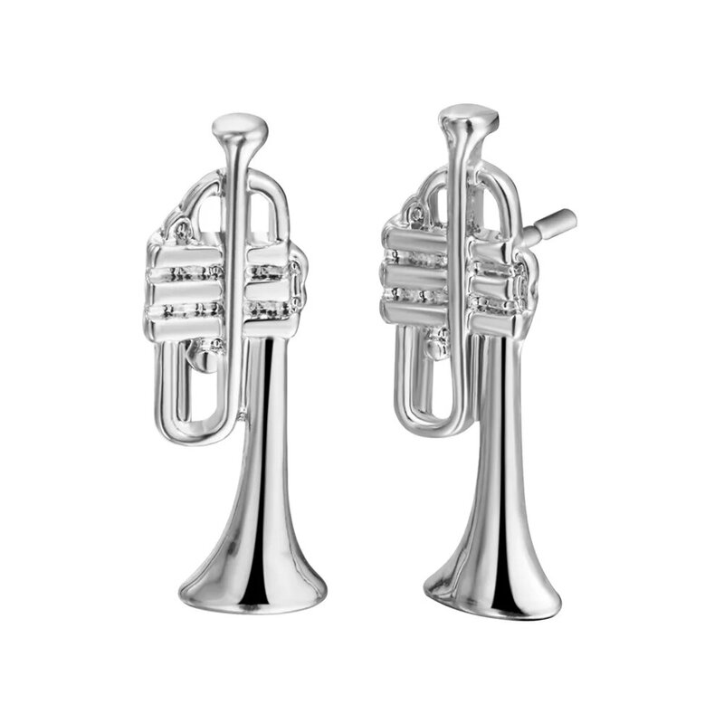 Todorova-Brincos minúsculos trompete para mulheres, instrumento musical, jóias temáticas de música