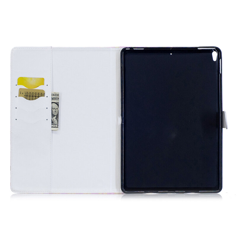 Tablette A1701 A1709 Funda pour Apple iPad Pro 10.5 "2017 portefeuille en cuir de mode étui à rabat magnétique Coque Coque support de peau