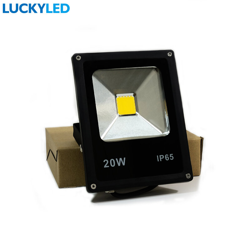 Luckyled ledフラッドライト10ワット20ワット30ワット50ワットac 220v防水IP65投光器スポットライトledリフレクター庭屋外照明ランプ