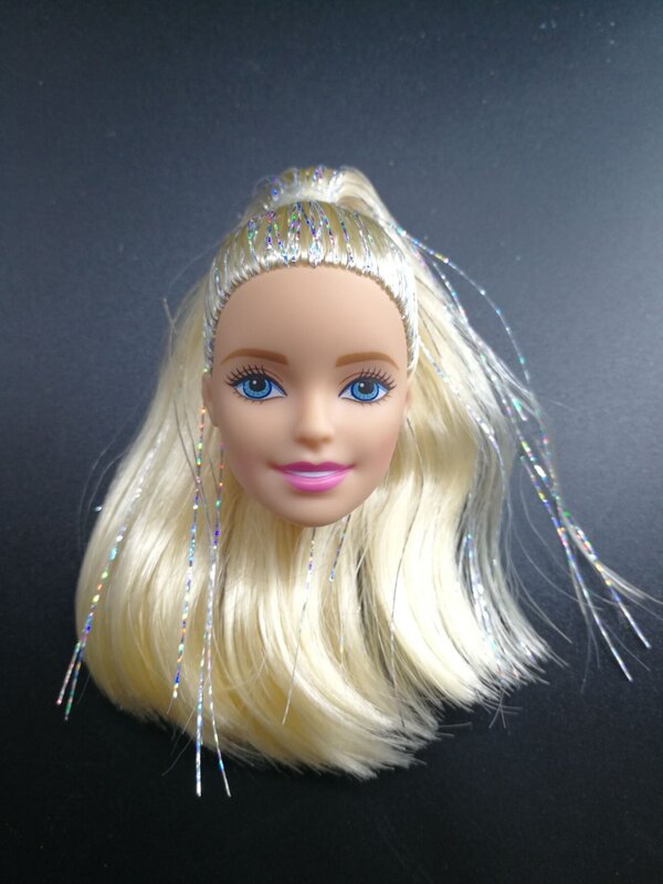 Kepala Boneka dengan Aksesoris Rambut DIY Multi Pilihan untuk Rumah Boneka BJD untuk Boneka Anak Perempuan Hadiah Gaya Rambut Terbaik Mainan Anak Perempuan