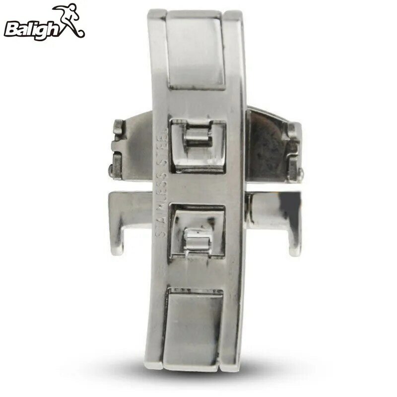 16/18/20mm Stainless Steel Butterfly Deployment Clasp Buckle Watch Strap Bands