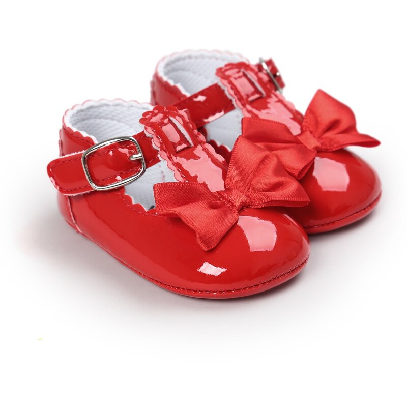 2019 dziewczynek noworodka buty dla małych dzieci półbuty dziecięce ze skóry PU buty antypoślizgowe