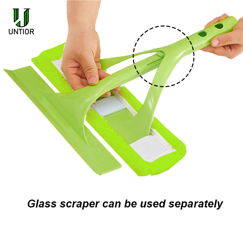 UNTIOR High-rise Window Cleaning Glass Cleaner Brush For Washing Window Squeegee Microfiber Extendable Window Scrubber Cleaning