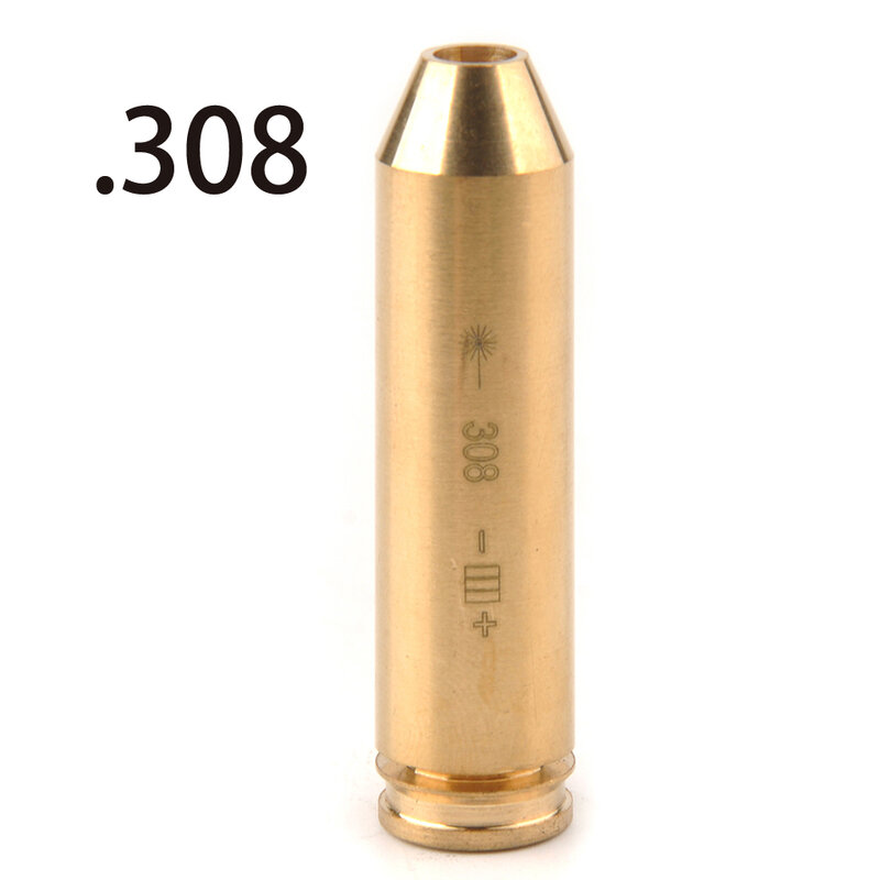 USA Dropshipping Red Dot Laser Brass Boresight CAL Cartridge Bore Sighter For Scope Hunting