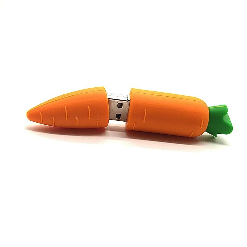 Fumetto carota/pepe/chili usb flash drive 4GB 8GB 16GB 32GB 64GB pendrive carino verdure di memoria della penna del bastone drive cle usb2.0