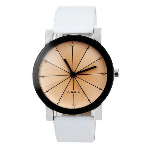 ¡Novedad de 2020! Reloj de cuarzo de cuero de marca de lujo para mujer y hombre, reloj de pulsera informal de moda, reloj de pulsera, reloj