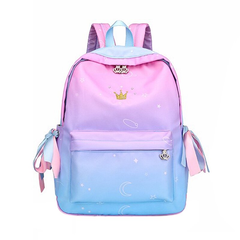 FGGS-Orthopedic Backpacks School Children Schoolbags For Girls Primary School Book Bag School Bags Printing Backpack