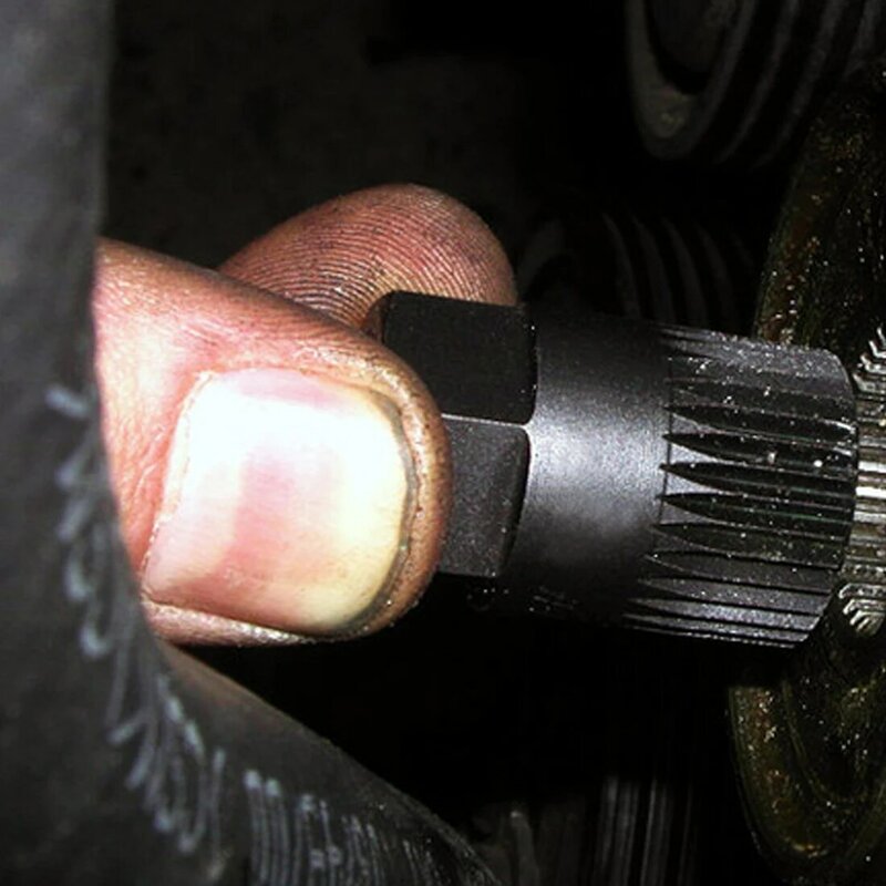 Strumento di rimozione della puleggia della ruota libera della frizione dell'alternatore di alta qualità 33 scanalatura per VW /AUDI /FORD per PEUGEOT 33TxH17