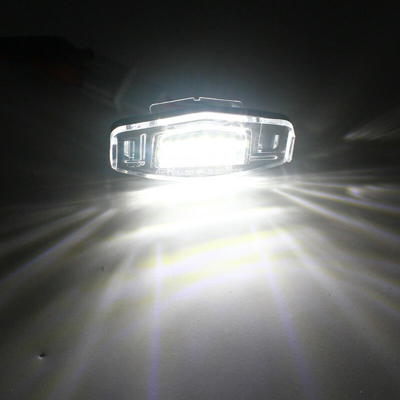 FSTUNING 12 V 8W LED ไฟป้ายทะเบียนสำหรับ Honda Civic City Accord Legend รถแผ่นจำนวนแผ่นไฟท้ายจำนวนหลอดไฟ