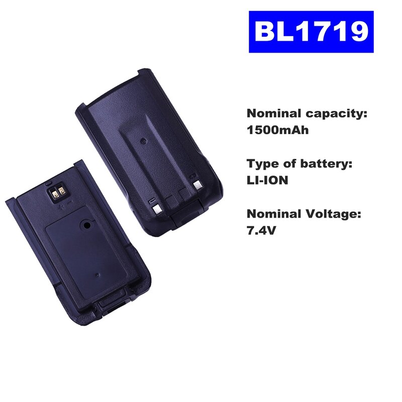 7.4V 1500mAh LI-ION Radio Battery BL-1719 For HYT Walkie Talkie TC585/560/500S/510/508 Two Way Radio