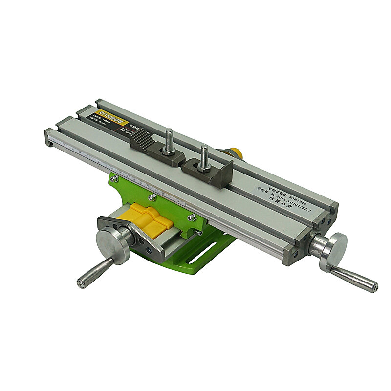 LY-6330 multifunções máquina de trituração bancada furadeira torno de madeira mini worktable fixação torno 330*95mm x y-eixo ajuste