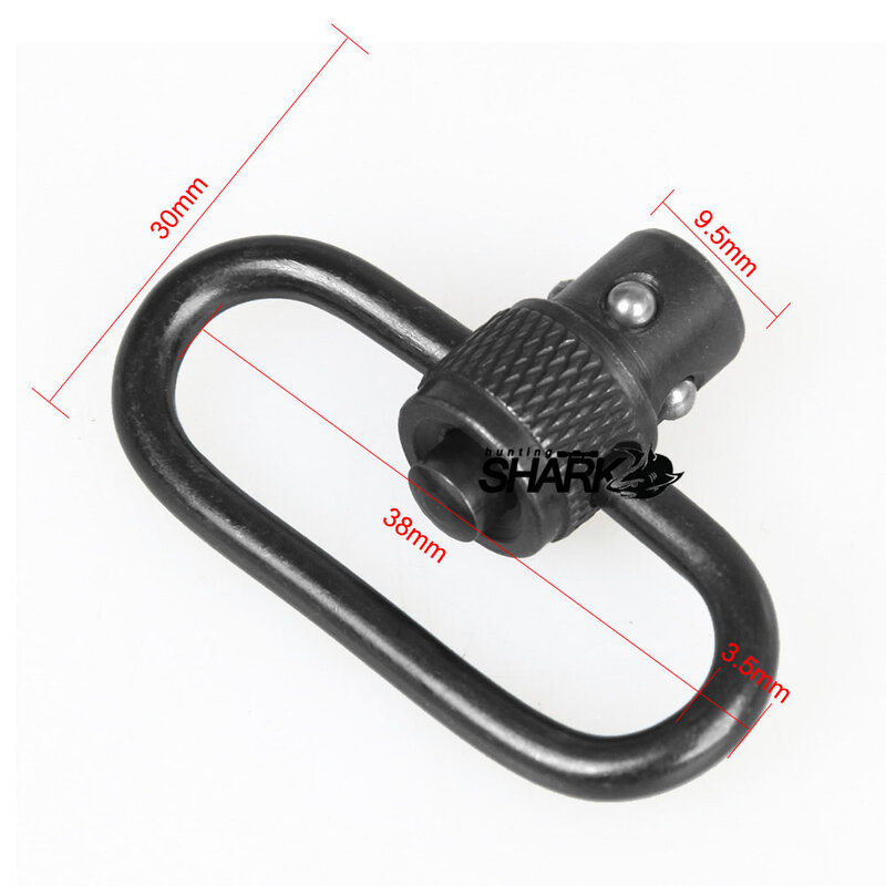 Tactical Push Button QD Sling Steel Swivel For Outdoor Hunting   HS33-0077