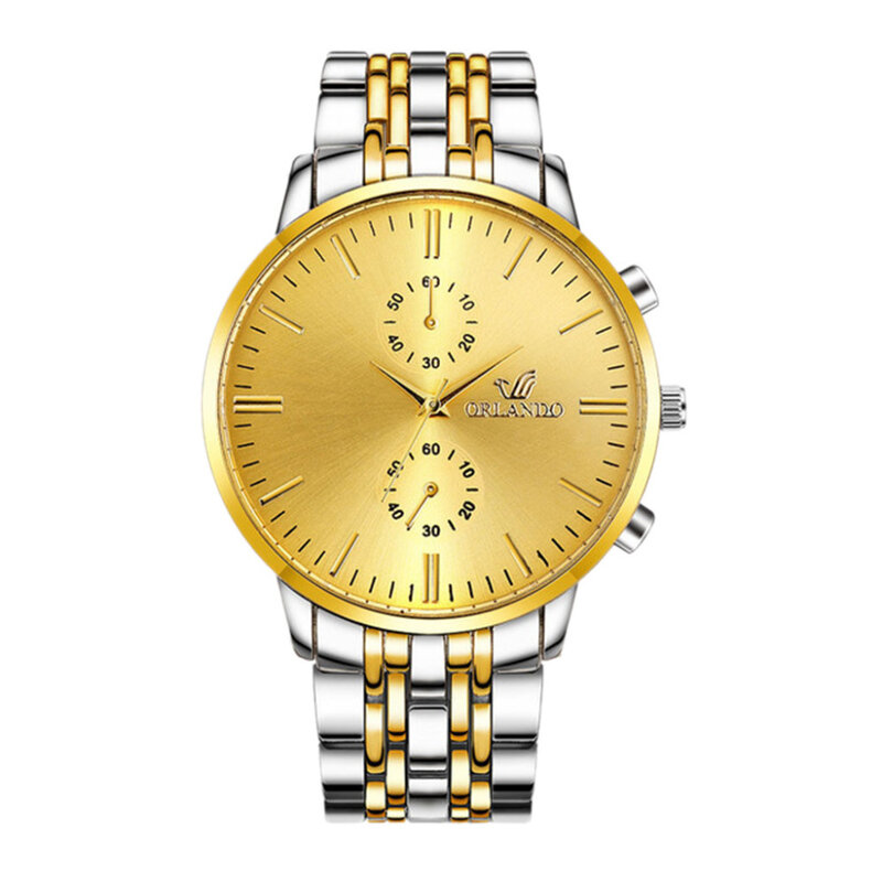 Offre spéciale hommes montres 2019 Top marque de luxe or hommes montres à Quartz hommes d'affaires mâle horloge hommes montre Relojes Mujer S