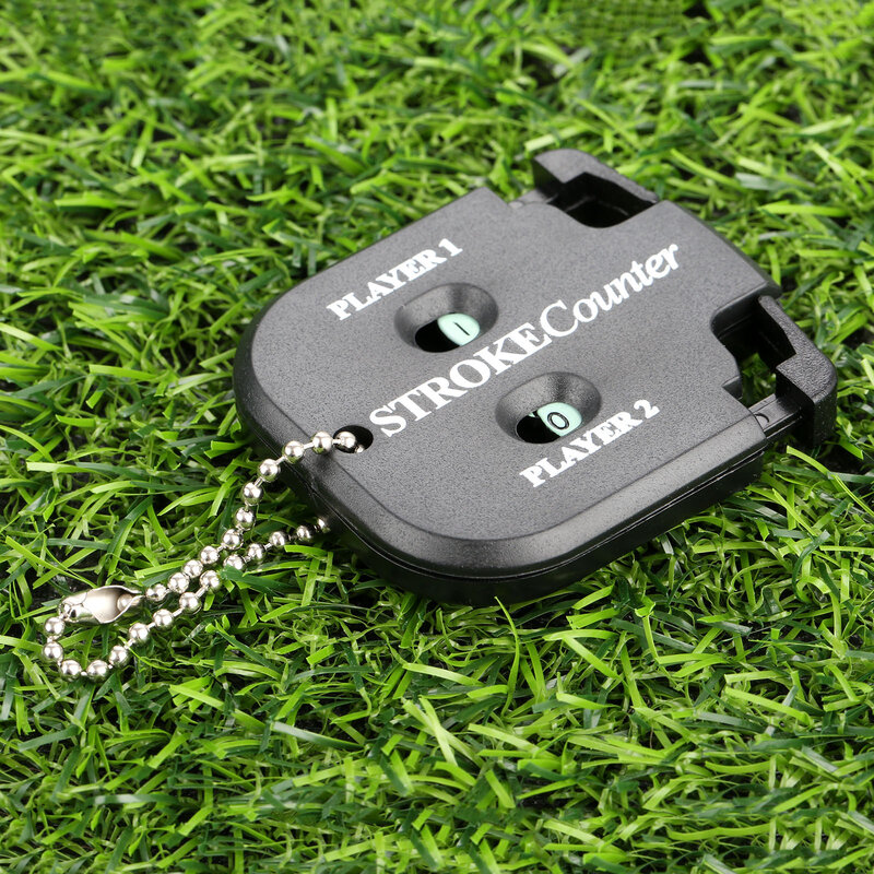 Golf Shot Count Stroke Putt Score Counter Compteur Two Digits Scoring Keeper With Key Chain Golf Training Aids Golf Accessories