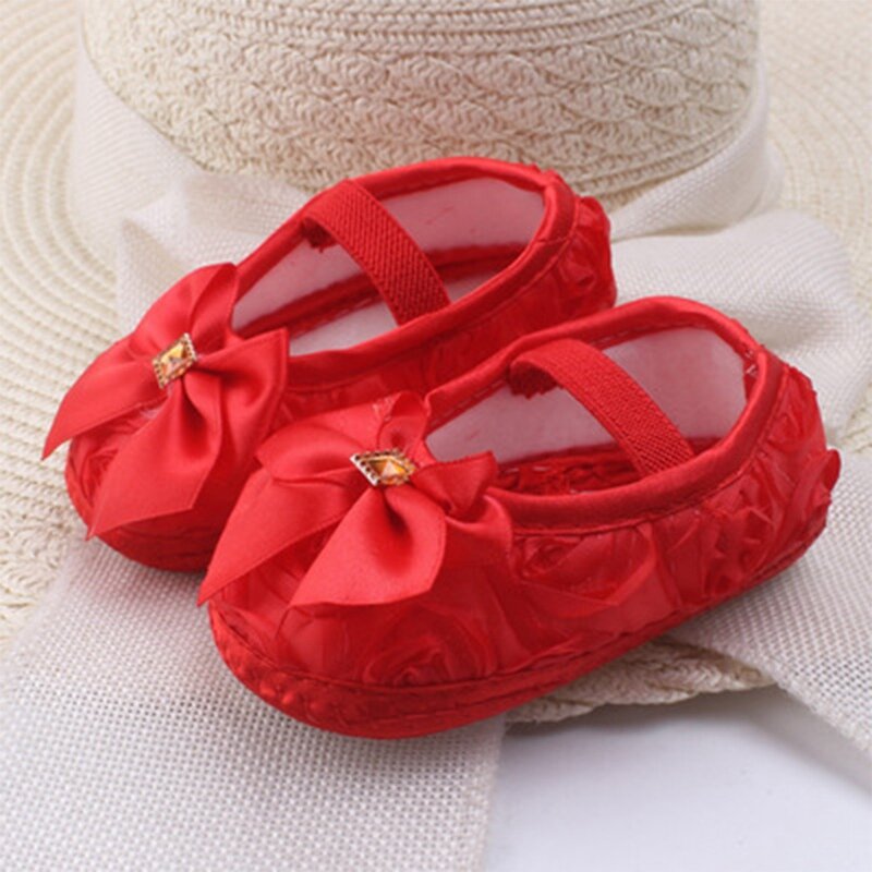 2019 New Newborn to18M Infants Baby Girl Soft Crib Shoes Moccasin Prewalker Sole Shoes Hot