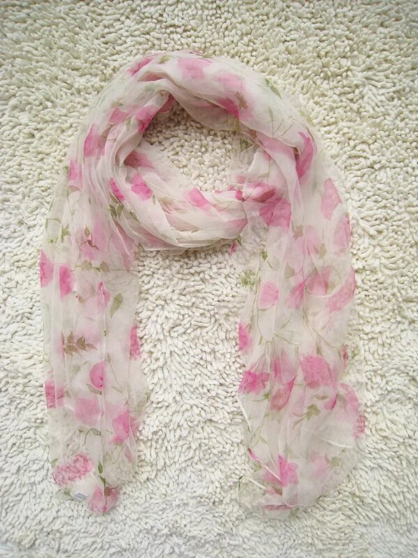 Шелковый шифоновый шарф/длинные шали 200 см * 100 см/шарф из 100% натурального шелка/2015 Новый Модный дизайнерский шарф для женщин/шарфы 8 цветов
