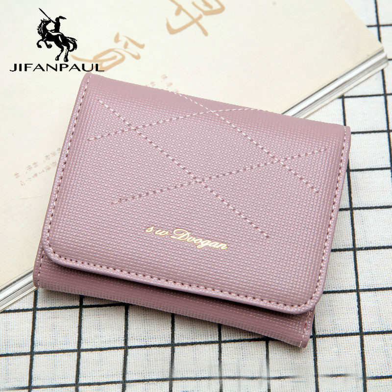 JIFANPAUL Women's stone pattern short cute big wallet ladies purse shopping hand-carrying small girl one package free shipping
