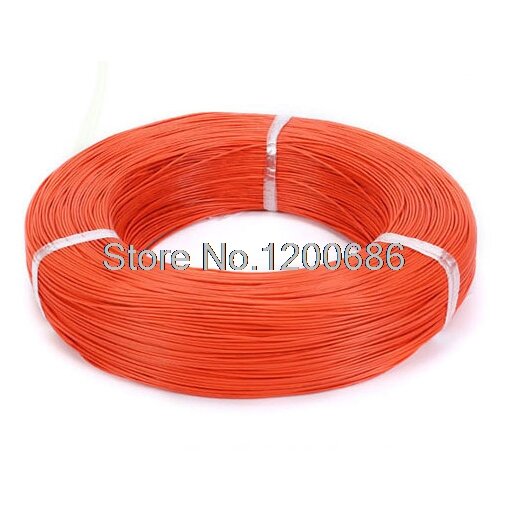 UL 1007 18AWG Orange 10 metres/lot super flexible 18AWG PVC insulated Wire Electric cable, LED cable,