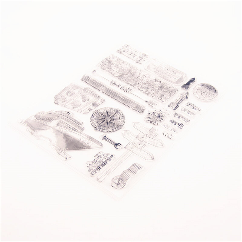 Tampons transparents de voyage nautique/sceaux en Silicone, tampon à rouleau pour bricolage, scrapbooking, album photo, fabrication de cartes