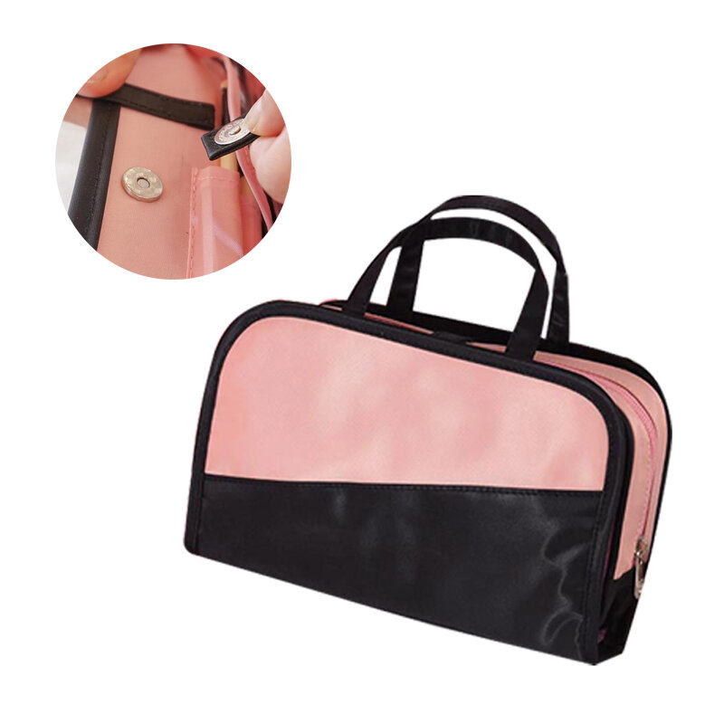 Organizer Storage Container Large Capacity beauty Case MakeUp Waterproof Portable Zipper Cosmetic Bag Travel Wash Pouch Packet